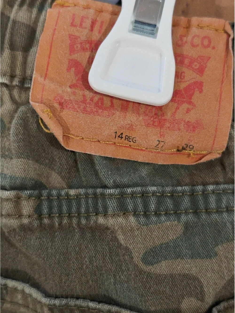 Levi's Boys' Camo Jogger Pants Size 14 Regular